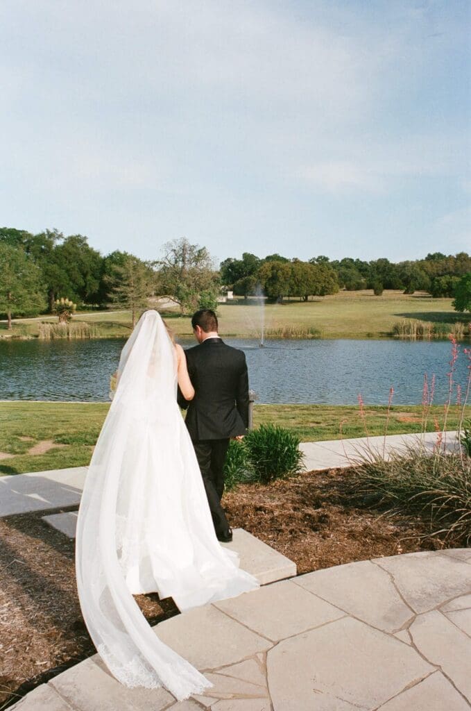 Timeless Austin wedding captured on 35mm film photography