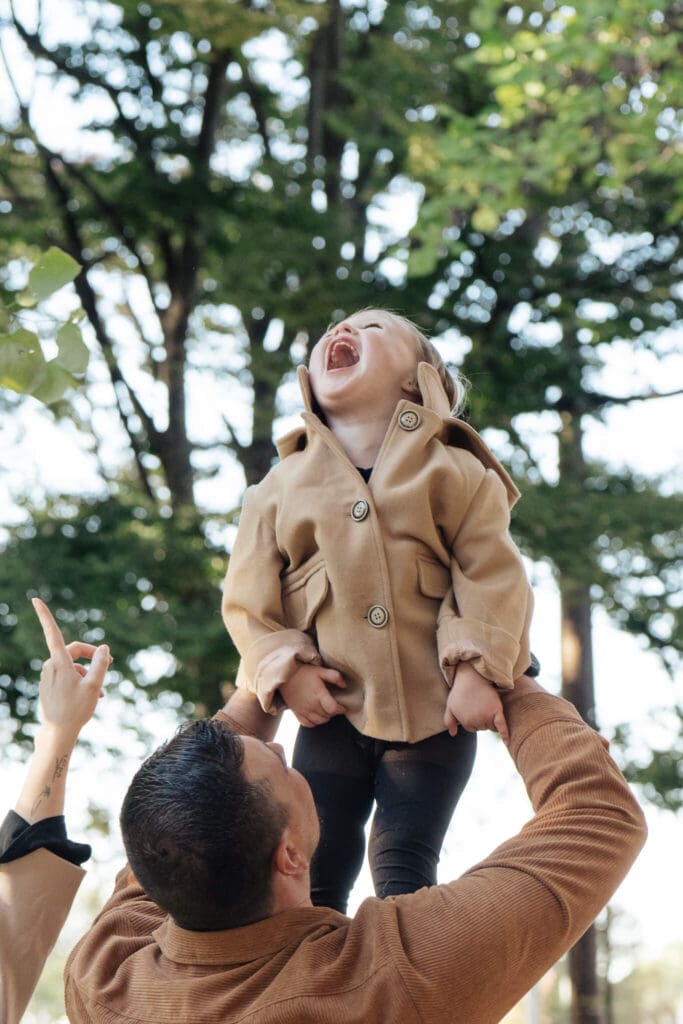 Fall family photos captured in Austin, Texas