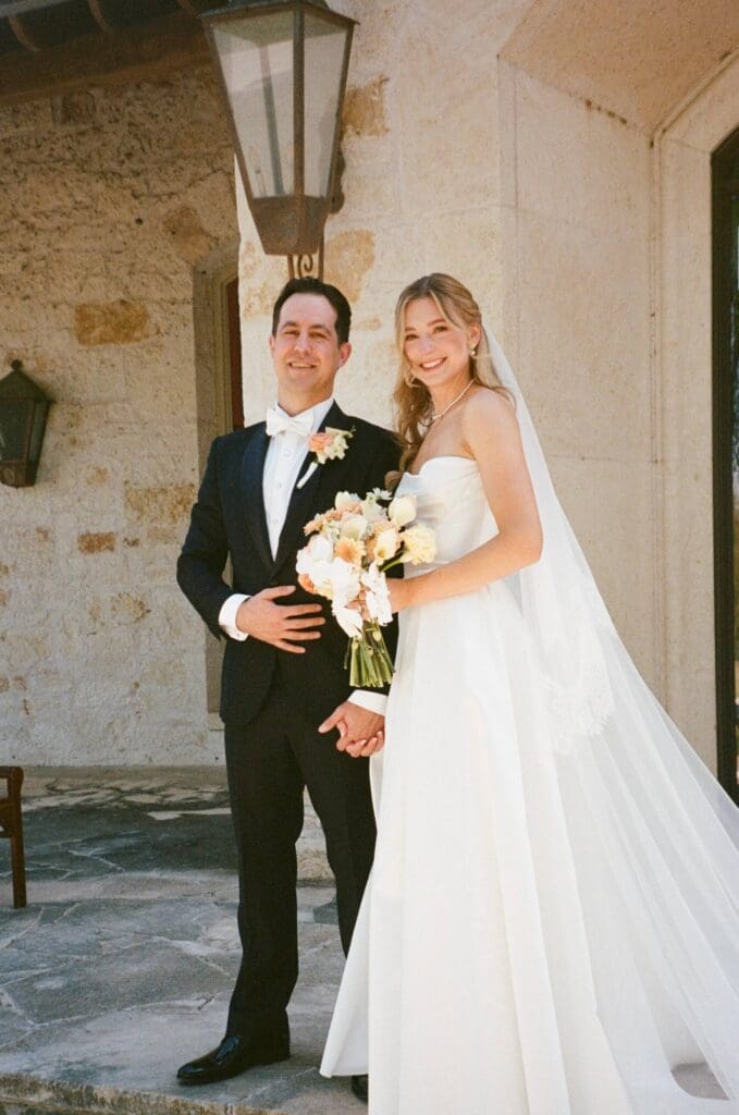 Austin film wedding photographer capturing movement and emotion