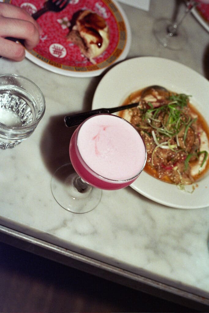 Intimate wedding moments photographed on film in DC