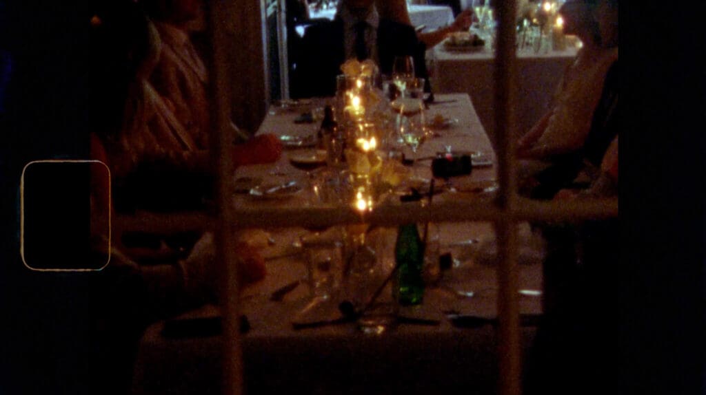 Vintage Super 8 wedding footage capturing an intimate moment in Washington DC
