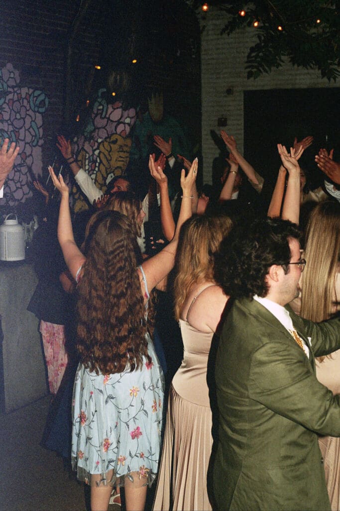 Elegant DC wedding captured on 35mm film photography