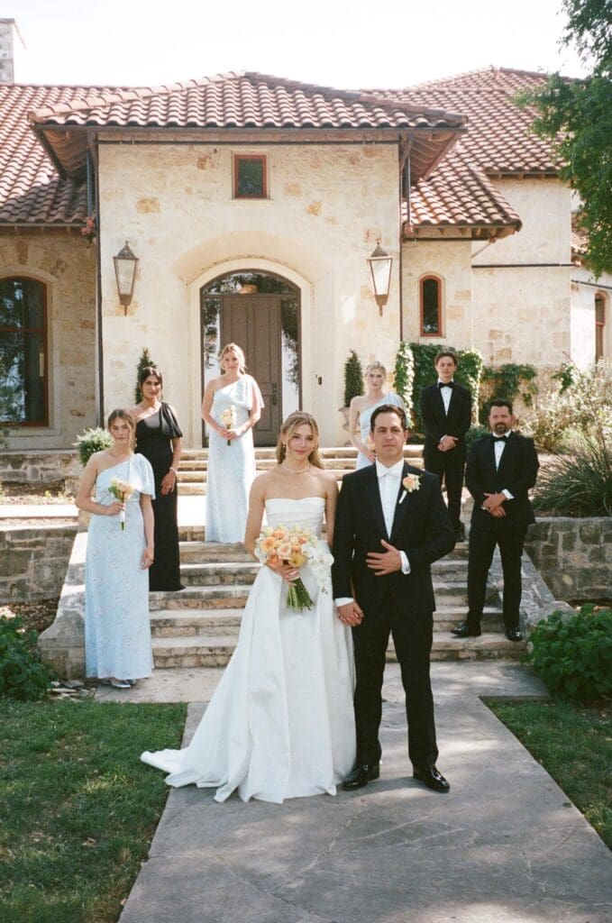 Film wedding photography in Austin with editorial storytelling