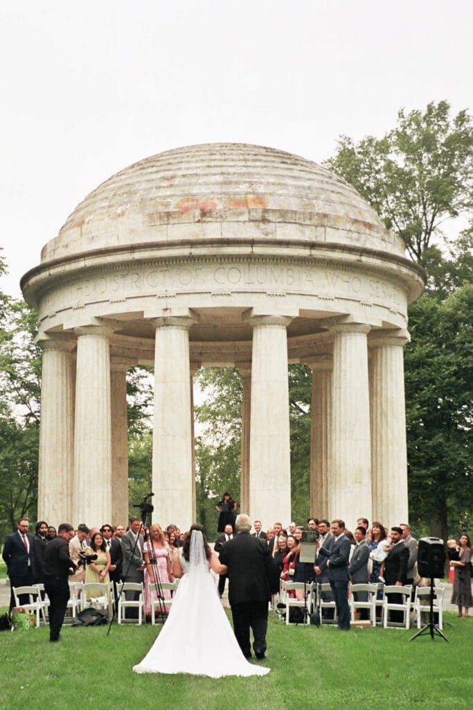Editorial film wedding portraits in Washington DC