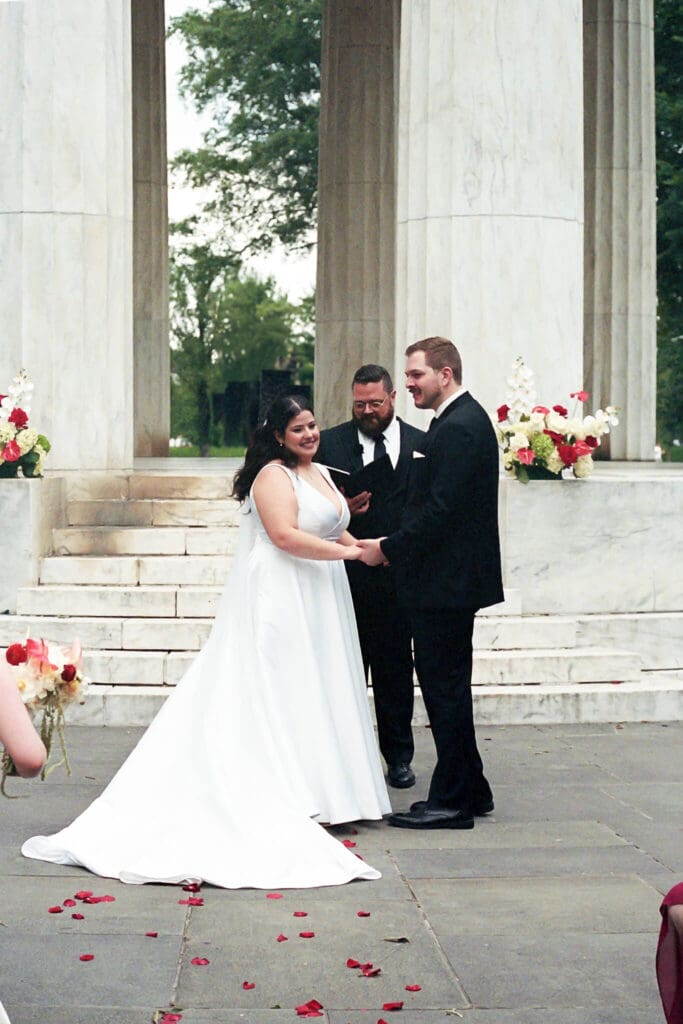 Editorial wedding photography using 35mm film