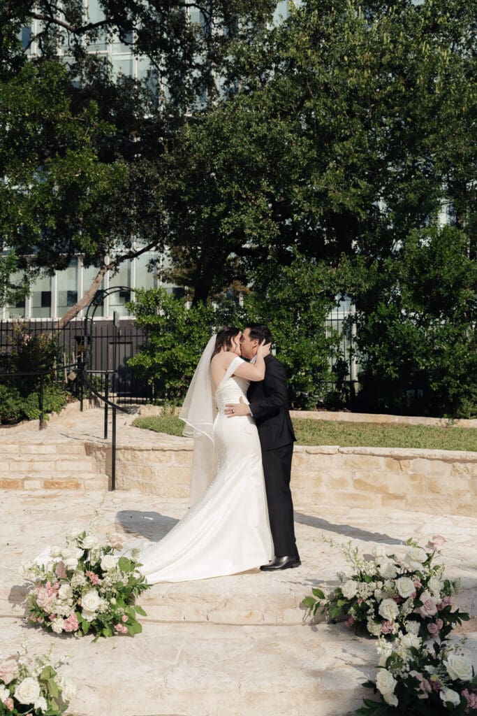 Editorial film photography at an Allan House wedding