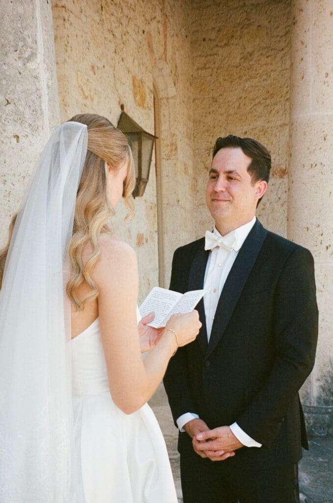 Timeless fine art film wedding imagery in Austin Texas