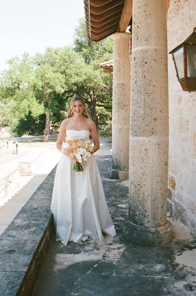 Austin film wedding photographer capturing timeless reception moments