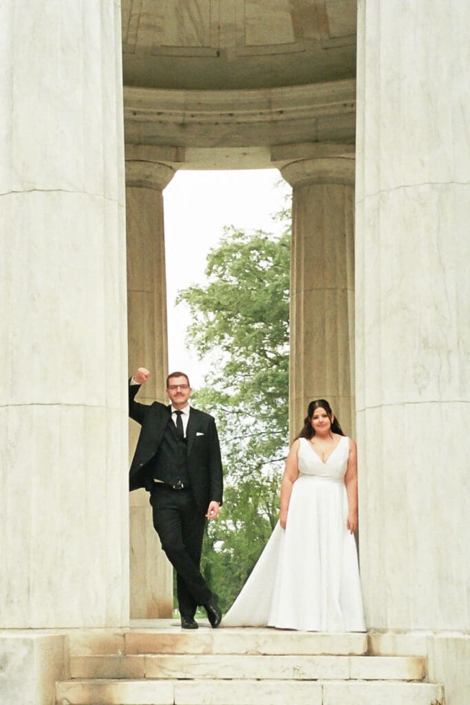 Wedding details photographed on film in Washington DC