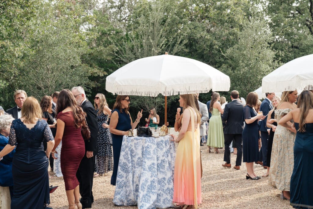 Garden party wedding at The Grand Lady Manor TX