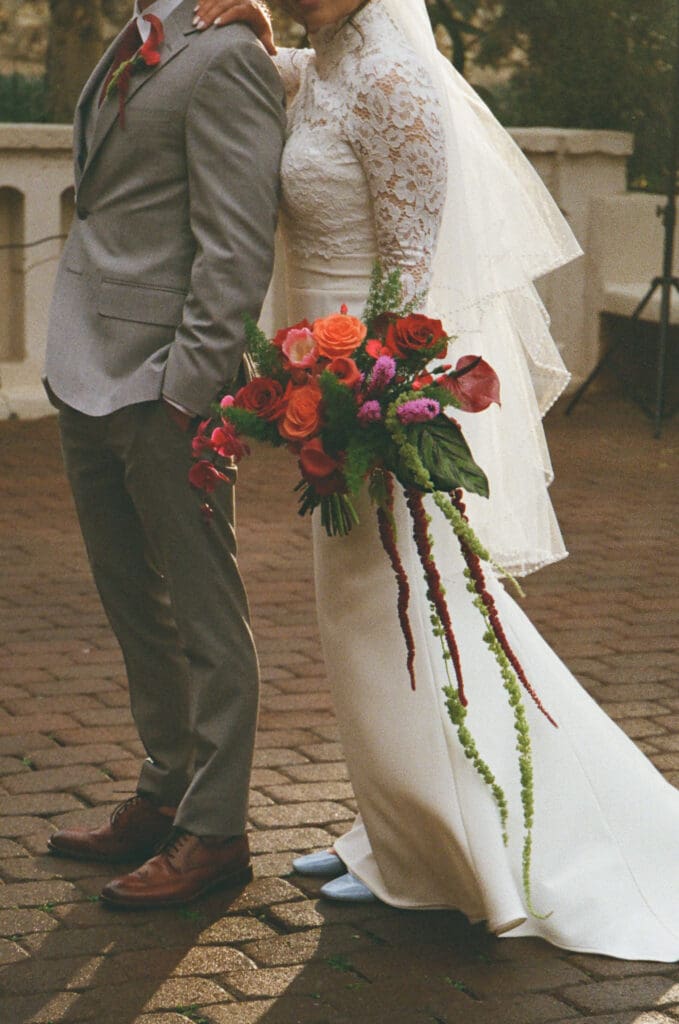 Winter reception inside Villa Antonia near Austin, Texas