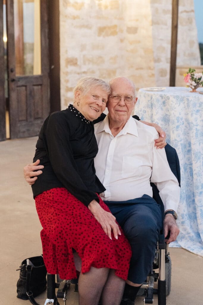 Candid moment of couple embracing naturally
