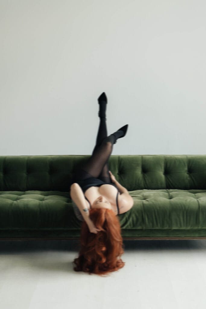 Birthday portrait and boudoir session celebrating milestone