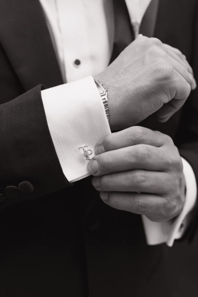 Night portraits at luxury Cancun destination wedding
