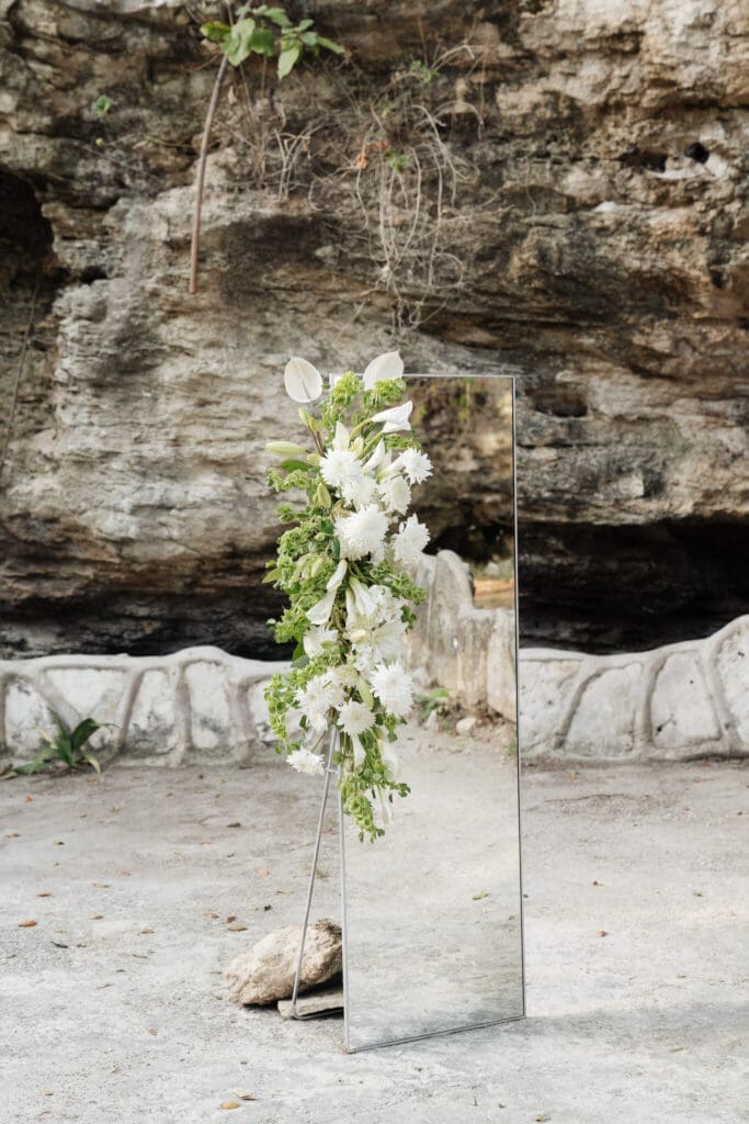 Elegant reception design at Cancun destination wedding