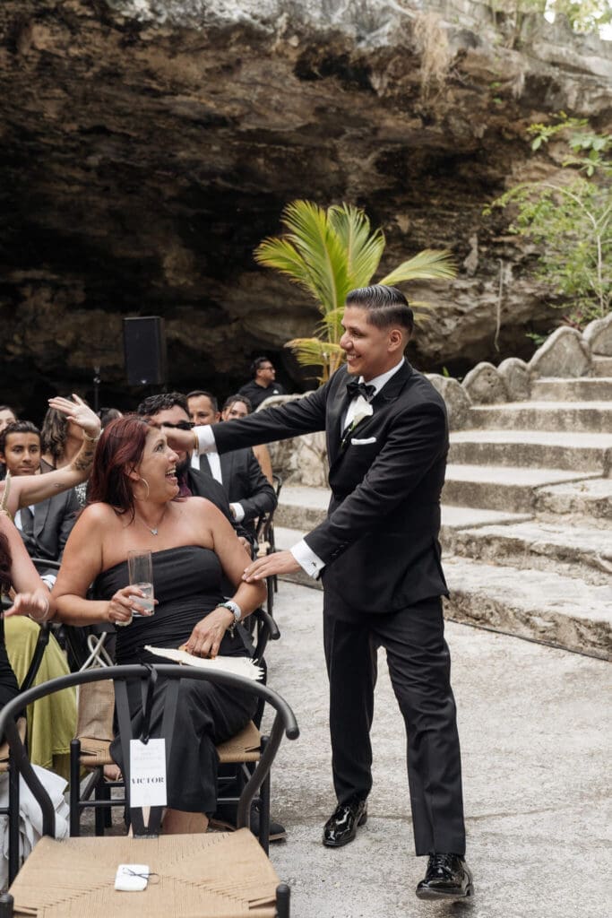 Super 8 wedding film coverage in Cancun Mexico