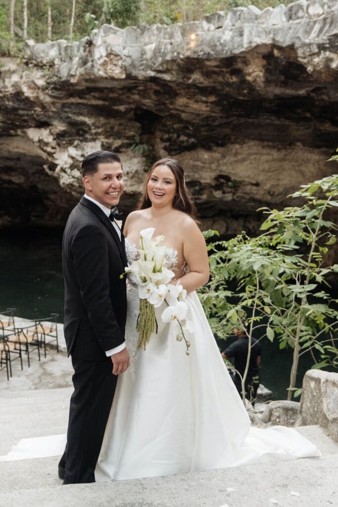Luxury ceremony design for Cancun Mexico wedding