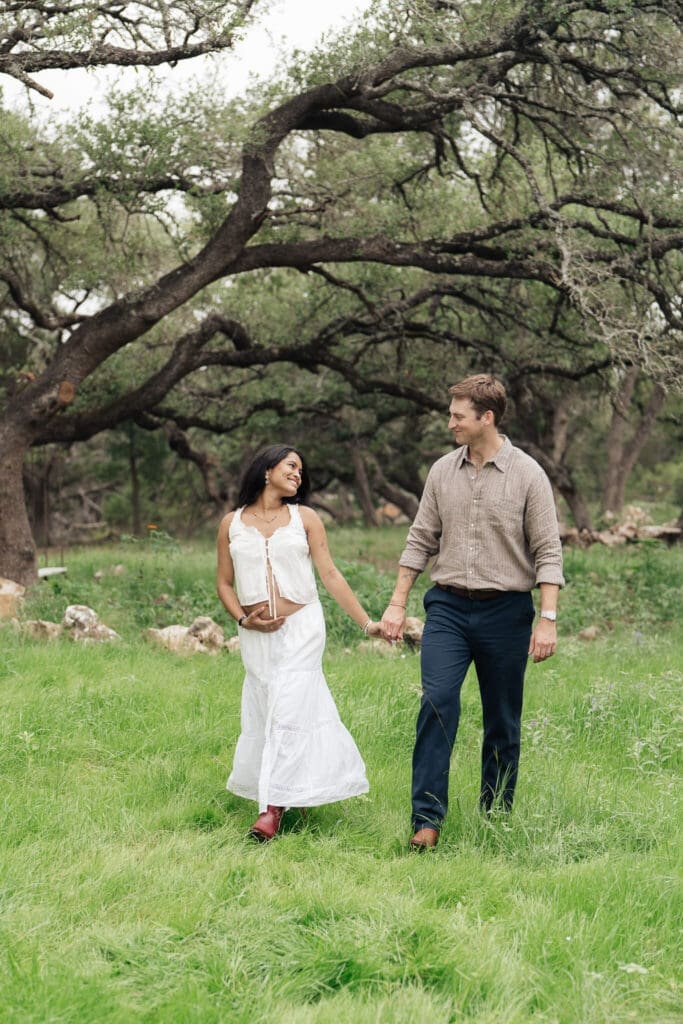 Film maternity photography session with timeless documentary-inspired imagery