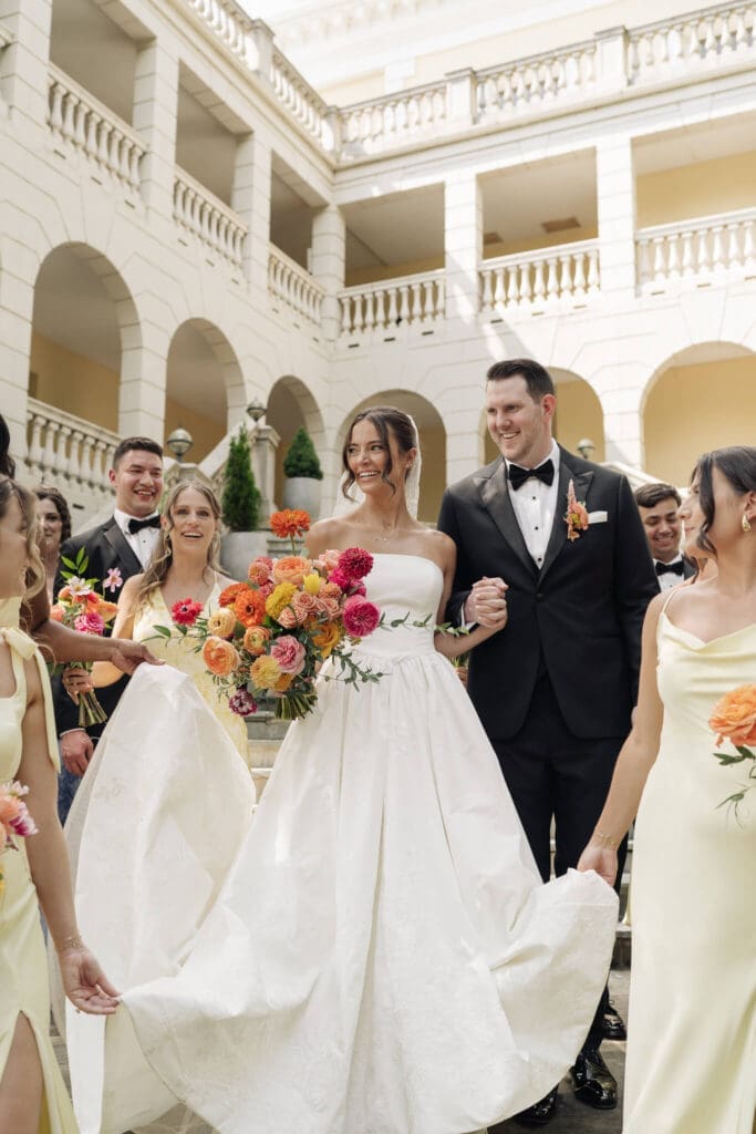 Jewish wedding reception traditions celebrated with family and friends