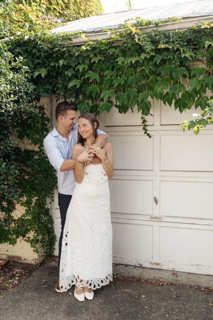 Georgetown DC engagement photos captured on digital and 35mm film
