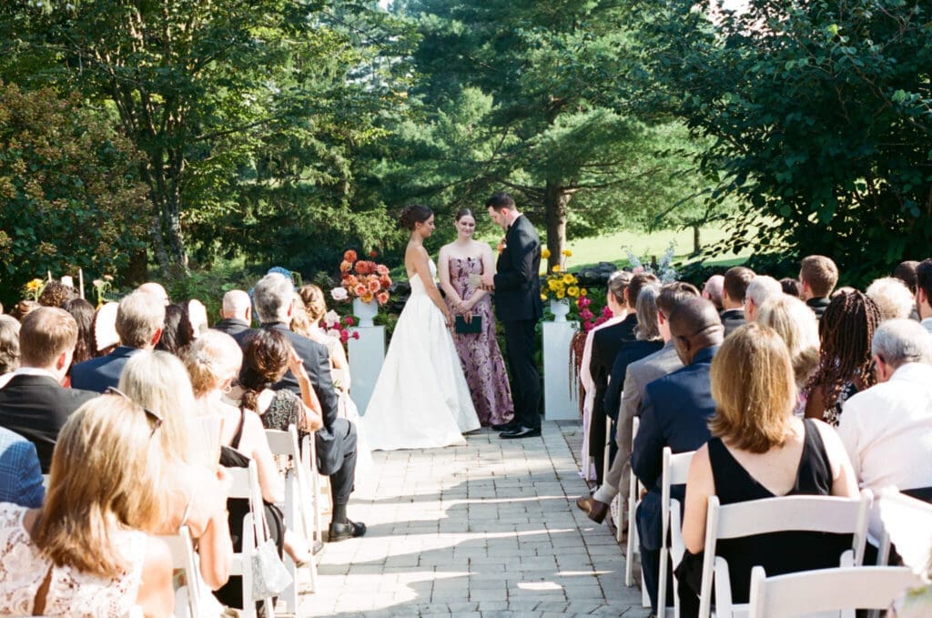 Timeless wedding celebration photographed at Airlie venue