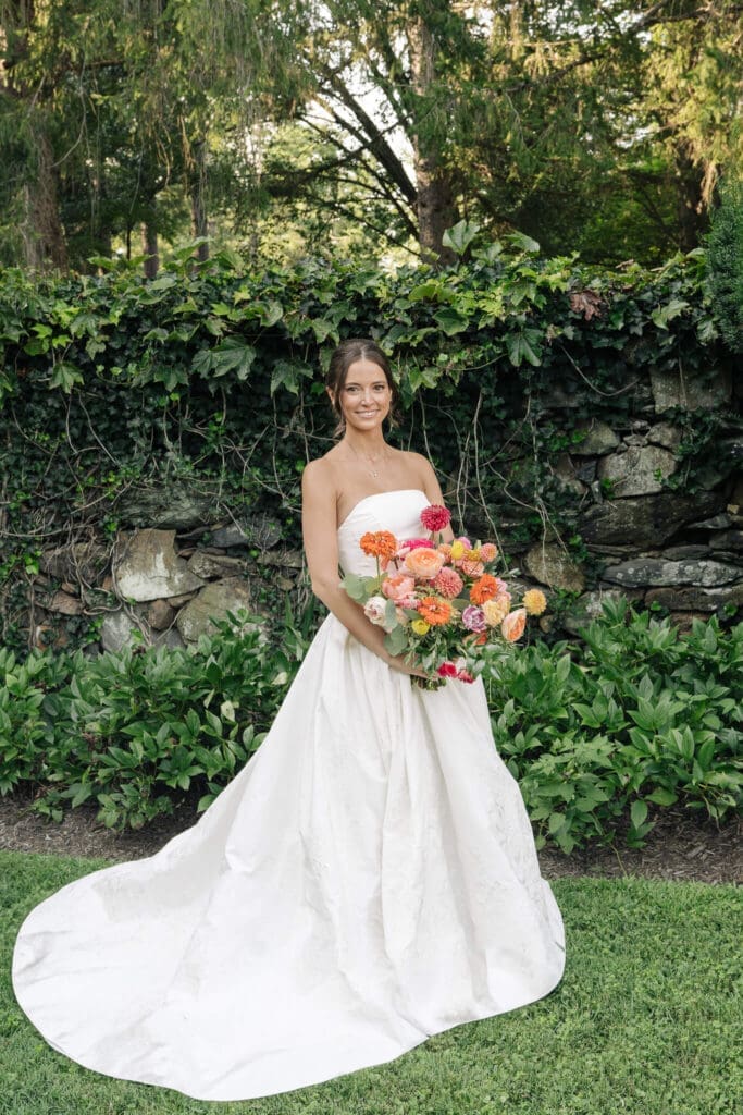 Soft spring wedding details photographed during Airlie celebration