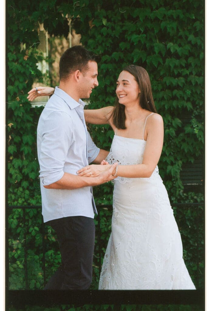 Historic Washington DC engagement session with timeless architecture