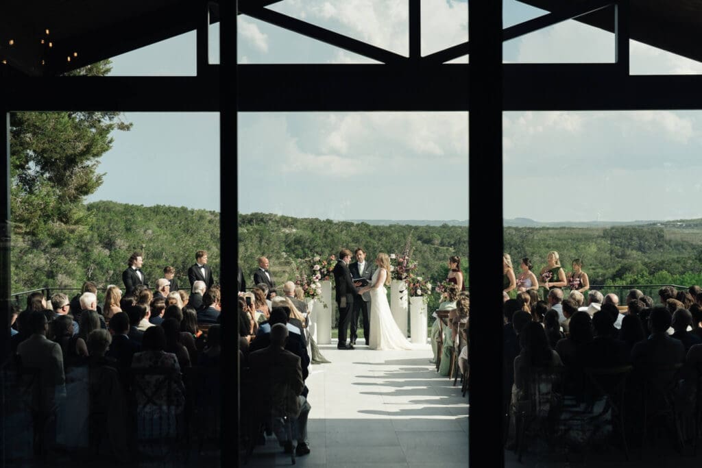 Parent dance during a luxury Texas videre estate wedding 