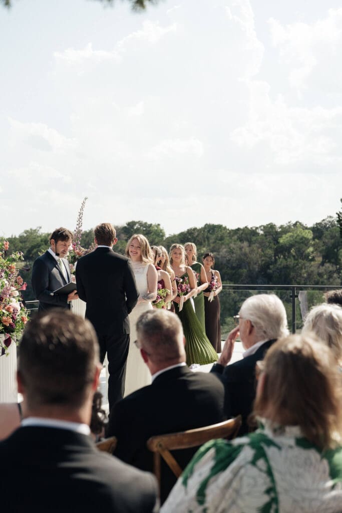 Candid wedding photography at a Dripping Springs venue videre estate 