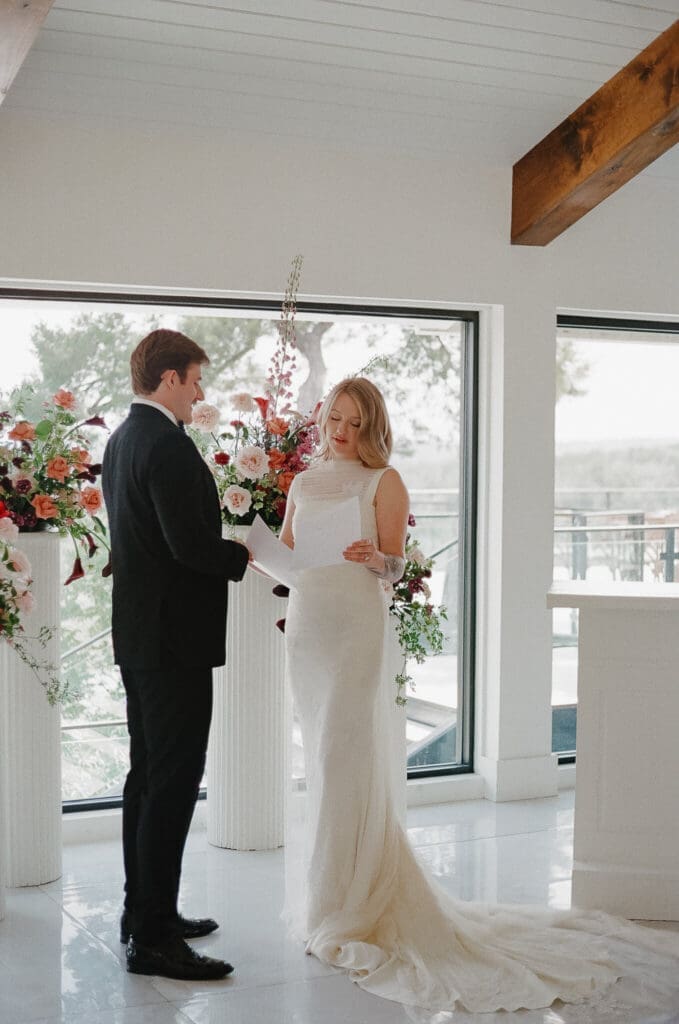Scenic views surrounding a Texas Hill Country wedding venue