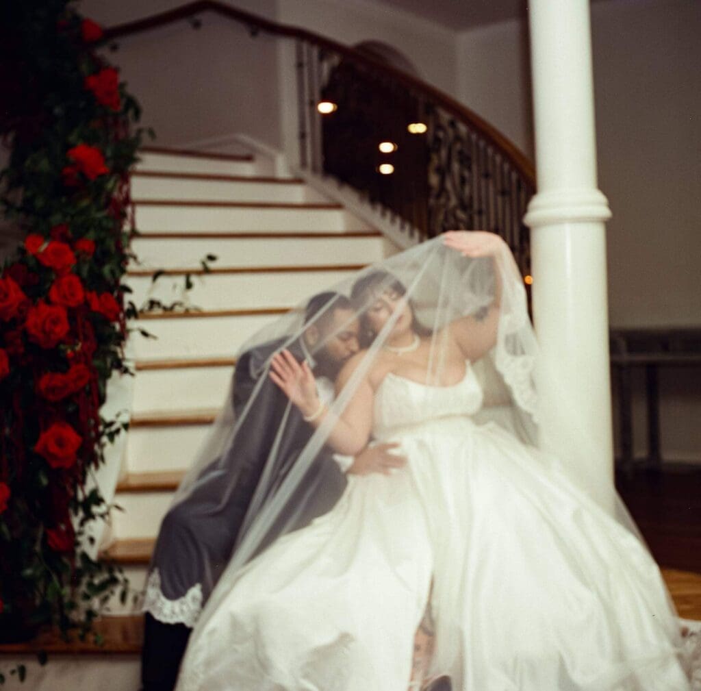 Garden-inspired bridal bouquet with soft seasonal blooms