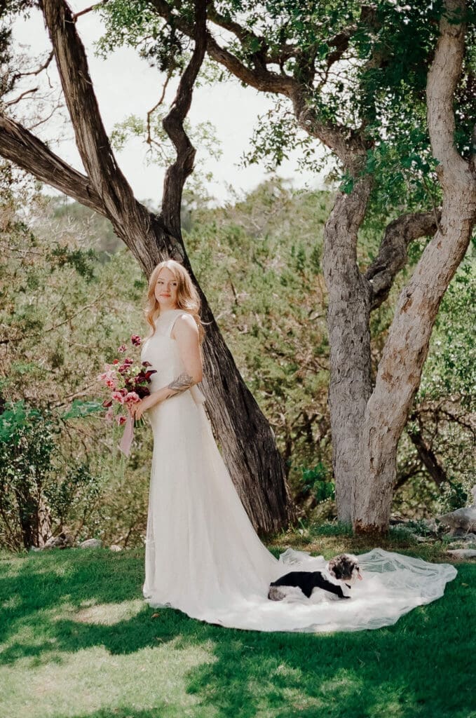 Guests reacting during an emotional wedding ceremony