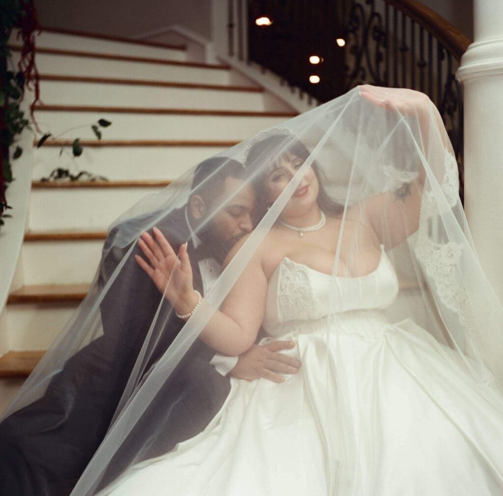 Heirloom wedding images showcasing the beauty of film wedding photographer